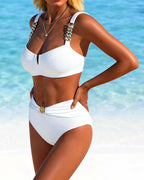 Robin - Elegantní bikiny s kovovým páskem
