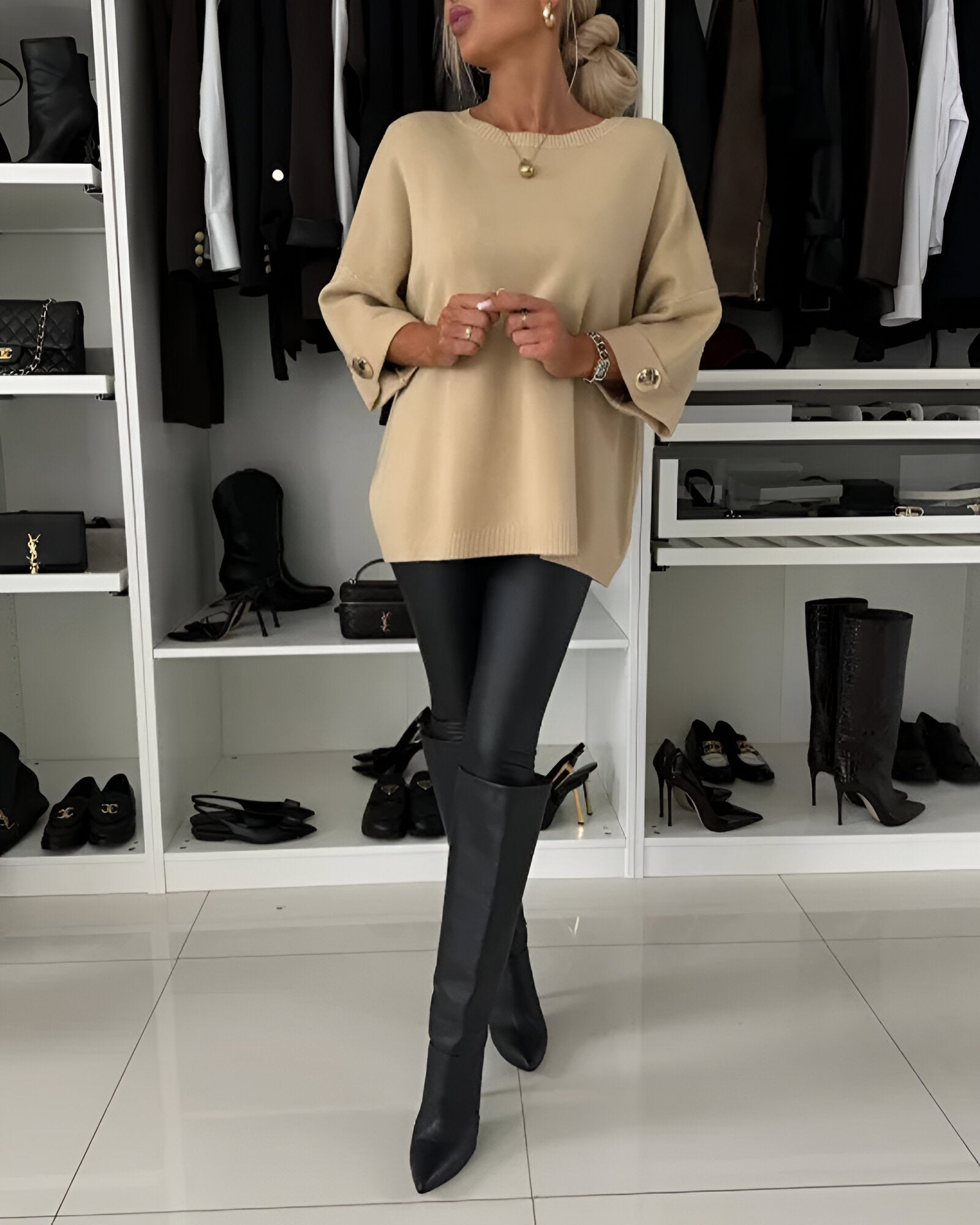 Natálie - Elegantní ležérní svetr