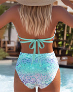 Helen - Dvoudílné bikiny s potištěnou podprsenkou