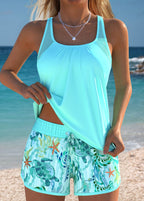Barbara - Elegantní tankiny s oceánským potiskem