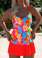 Eleanor - Elegantní květinové tankini plavkové šaty