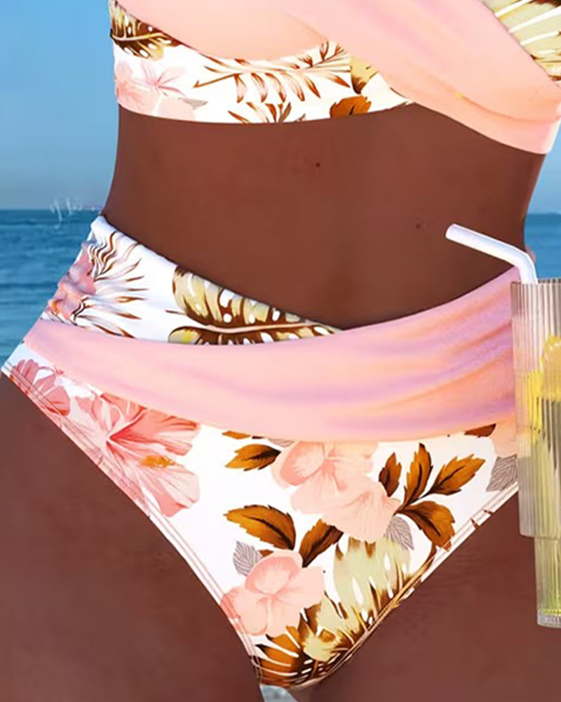 Jolina - Bikiny s květinovým vzorem a rozparkem
