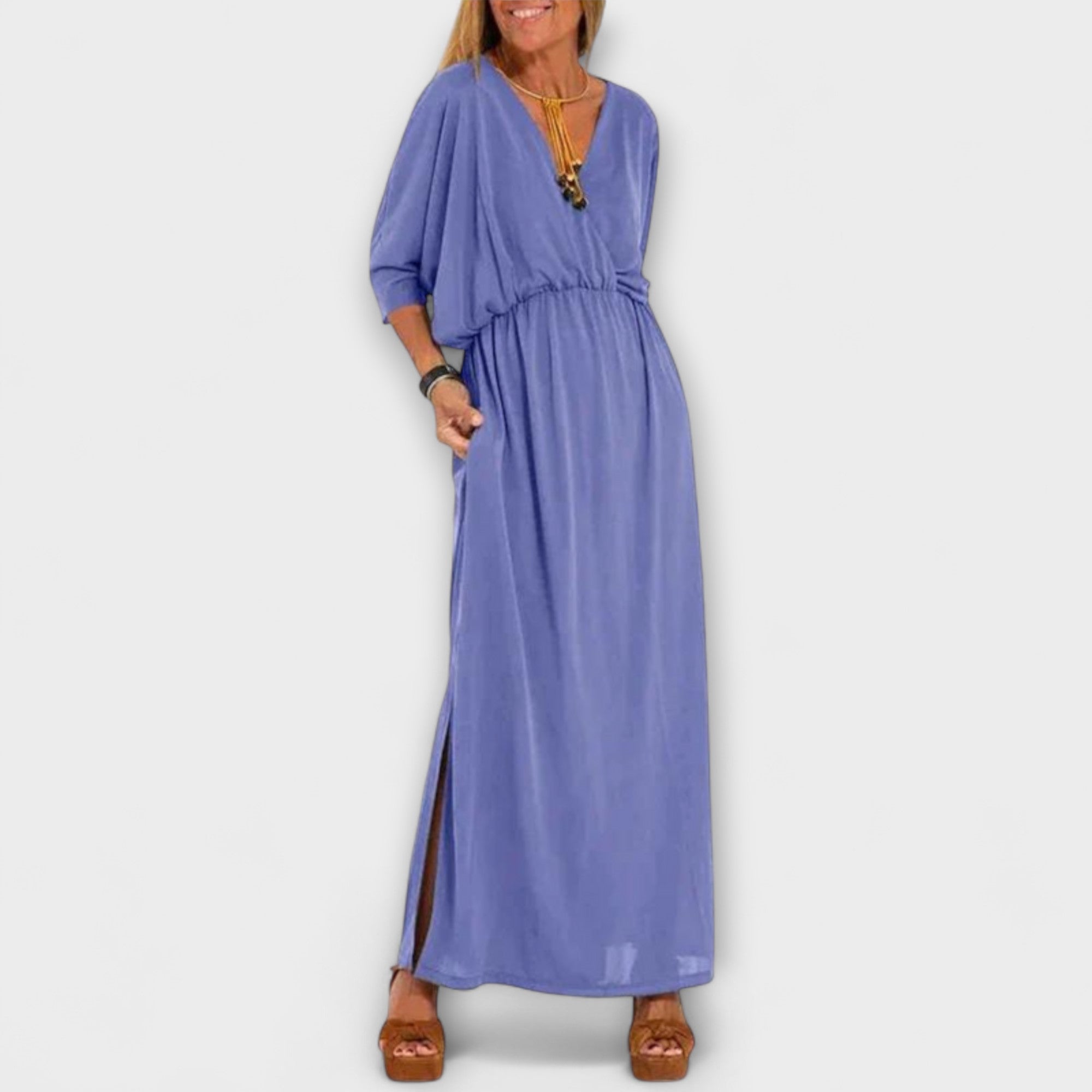 Lani - Vintage Maxi Šaty