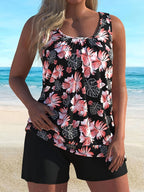 Amálie | Tankini set s květinovým potiskem