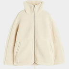 Petra – Dámský oversized teddy kabát na zip