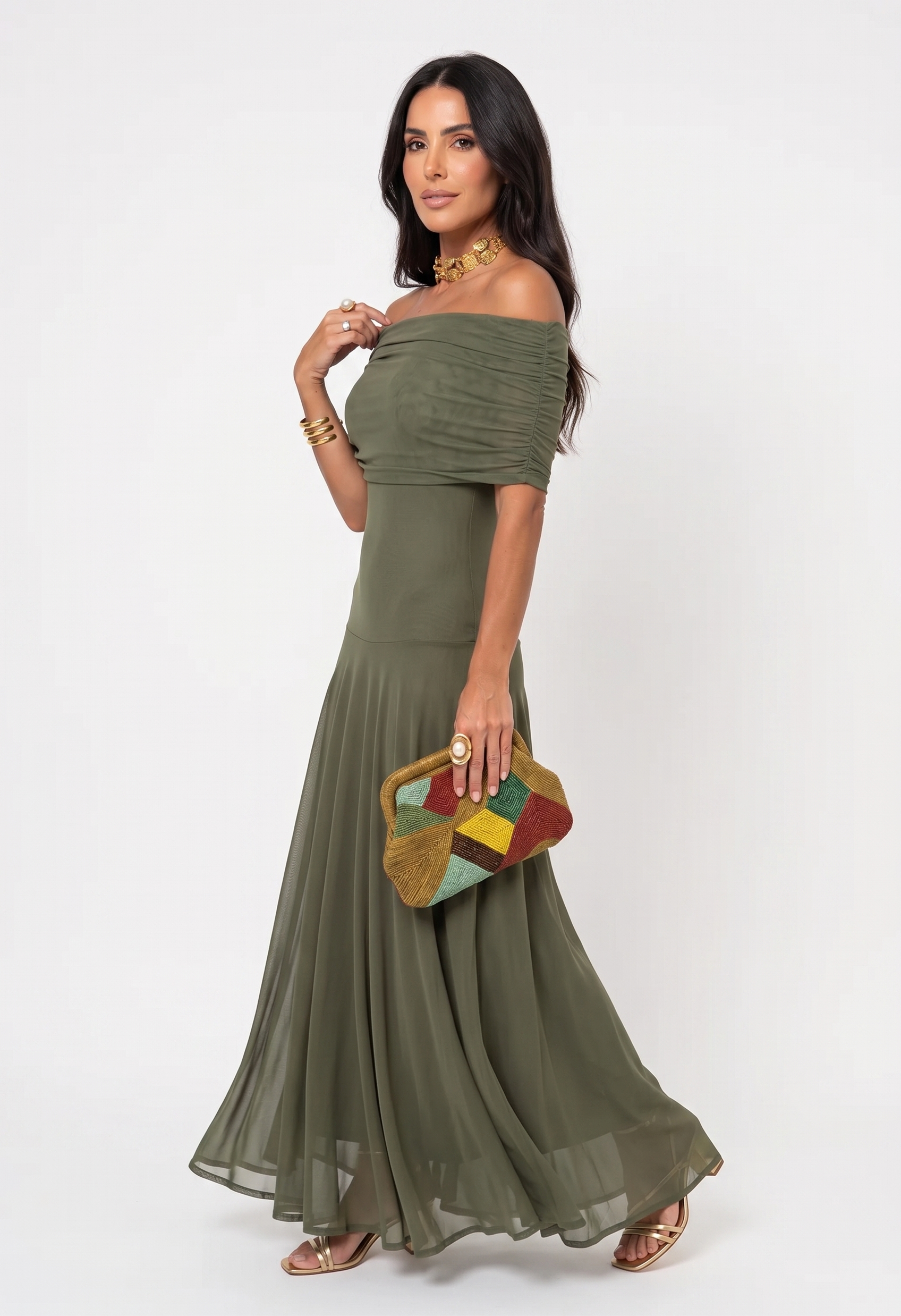 Karolína - Elegantní maxi šaty