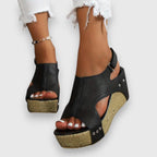 Mia – Vintage platformové sandály