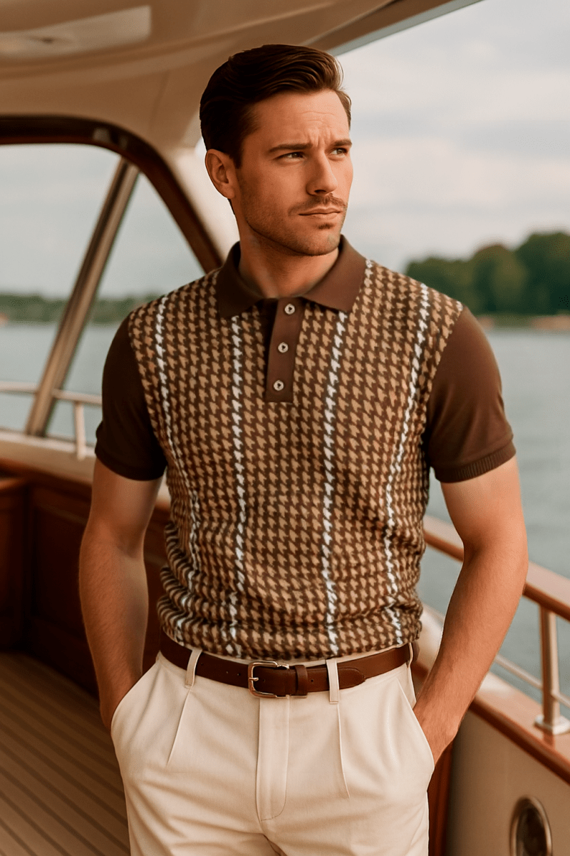 Vintage stříbrná polokošile – Rowan