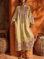 Amálie - Vyšívané boho šaty