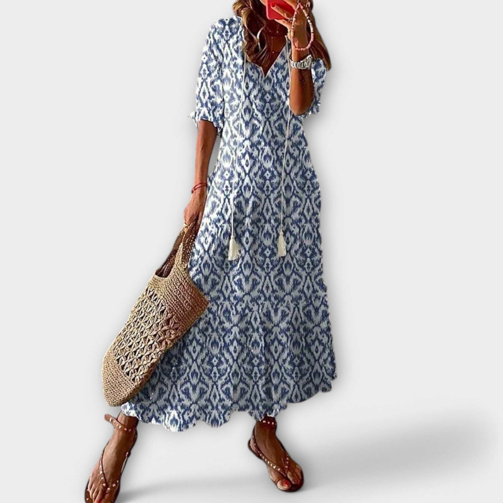 Bettina - Boho Maxi Šaty